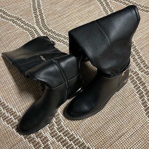 Black Heeled Boots